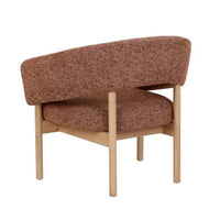 Globe West Occasional Chairs GlobeWest Jenson Occasional Chair - Cinnamon Speckle - Natural Ash