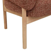 Globe West Occasional Chairs GlobeWest Jenson Occasional Chair - Cinnamon Speckle - Natural Ash