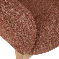 Globe West Occasional Chairs GlobeWest Jenson Occasional Chair - Cinnamon Speckle - Natural Ash