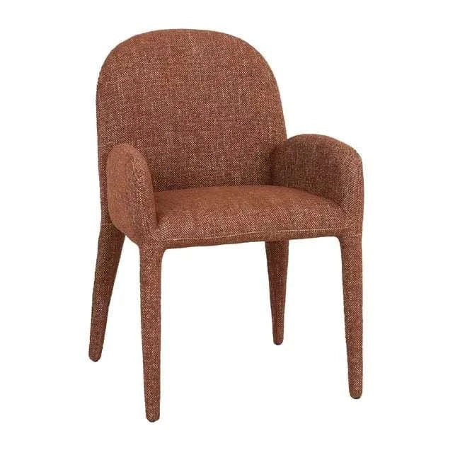 Globe West Dining Chairs GlobeWest Jules Dining Armchair - Brick