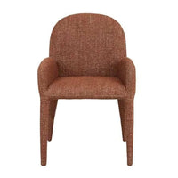 Globe West Dining Chairs GlobeWest Jules Dining Armchair - Brick