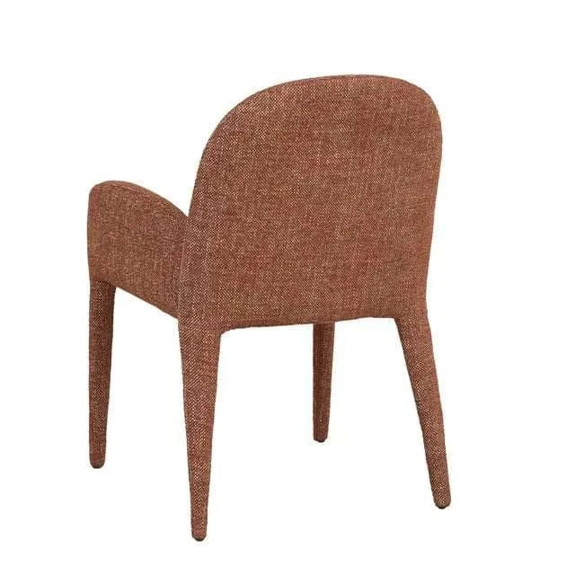 Globe West Dining Chairs GlobeWest Jules Dining Armchair - Brick
