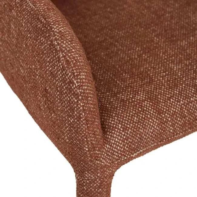 Globe West Dining Chairs GlobeWest Jules Dining Armchair - Brick