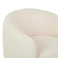 Globe West Occasional Chairs Globe West Kennedy Tenner Occasional Chair, Beige Boucle