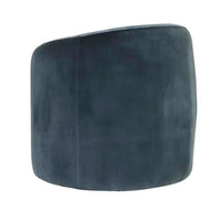 Globe West Occasional Chairs Kennedy Tenner Occasional Chair, Blue Charcoal Velvet
