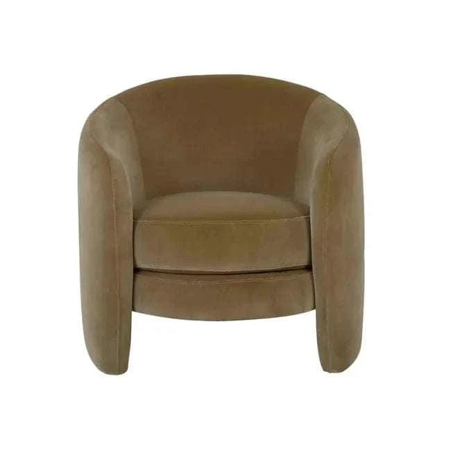 Globe West Occasional Chairs Globe West Kennedy Tenner Occasional Chair, Soft Moss Velvet
