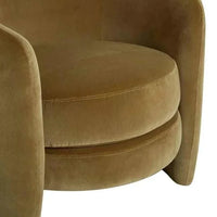 Globe West Occasional Chairs Globe West Kennedy Tenner Occasional Chair, Soft Moss Velvet