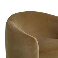 Globe West Occasional Chairs Globe West Kennedy Tenner Occasional Chair, Soft Moss Velvet