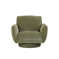 GlobeWest Marion Swivel Occasional Chair, Clover Velvet
