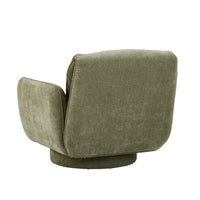 GlobeWest Marion Swivel Occasional Chair, Clover Velvet