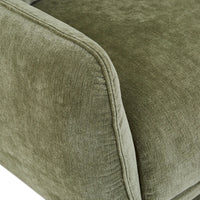 GlobeWest Marion Swivel Occasional Chair, Clover Velvet