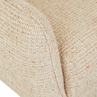 GlobeWest Marion Swivel Occasional Chair, Toasted Oat