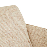 GlobeWest Marion Swivel Occasional Chair, Toasted Oat