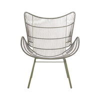 GlobeWest Mauritius Wing Occasional Chair - Moss