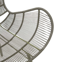 GlobeWest Mauritius Wing Occasional Chair - Moss