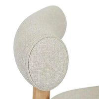 Globe West Dining Chairs Olsen Dining Chair - Sandcastle Tweed - Light Oak