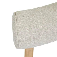 Globe West Dining Chairs Olsen Dining Chair - Sandcastle Tweed - Light Oak