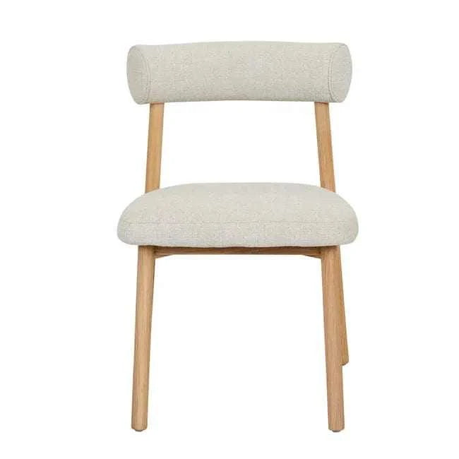 Globe West Dining Chairs Olsen Dining Chair - Sandcastle Tweed - Light Oak