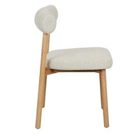 Globe West Dining Chairs Olsen Dining Chair - Sandcastle Tweed - Light Oak
