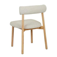 Globe West Dining Chairs Olsen Dining Chair - Sandcastle Tweed - Light Oak