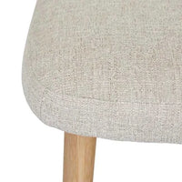 Globe West Dining Chairs Olsen Dining Chair - Sandcastle Tweed - Light Oak