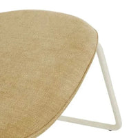 Globe West Dining Chairs GlobeWest Piccolo Cantilever Dining Chair - Copeland Honey - Bone Powdercoated Metal