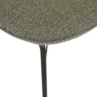 Globe West Dining Chairs GlobeWest Piccolo Dining Chair - Moss Tweed - Black Metal