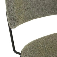 Globe West Dining Chairs GlobeWest Piccolo Dining Chair - Moss Tweed - Black Metal