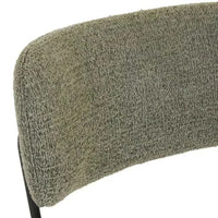 Globe West Dining Chairs GlobeWest Piccolo Dining Chair - Moss Tweed - Black Metal
