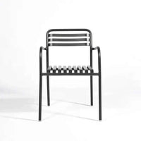 Globe West Dining Chairs Globe West Pier Breeze Dining Arm Chair, Black