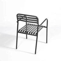 Globe West Dining Chairs Globe West Pier Breeze Dining Arm Chair, Black