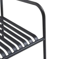 Globe West Dining Chairs Globe West Pier Breeze Dining Arm Chair, Black
