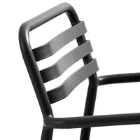Globe West Dining Chairs Globe West Pier Breeze Dining Arm Chair, Black
