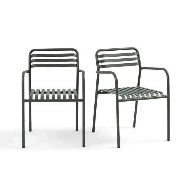 Globe West Dining Chairs Globe West Pier Breeze Dining Arm Chair, Green