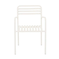 GlobeWest Pier Breeze Dining Arm Chair - White
