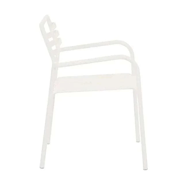 Globe West Dining Chairs Globe West Pier Breeze Dining Arm Chair, White