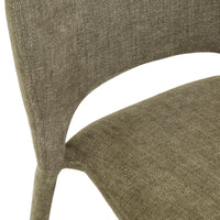 GlobeWest Pila Stackable Dining Chair - Copeland Eucalyptus, styled in a room setting