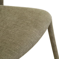 GlobeWest Pila Stackable Dining Chair - Copeland Eucalyptus, styled in a room setting
