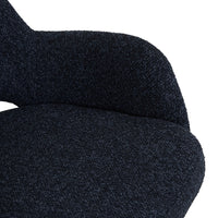 GlobeWest Quentin Spider Leg Office Chair - Orion, Matt Graphite