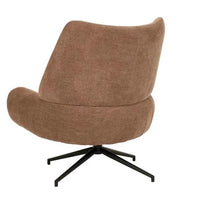 Globe West Occasional Chairs Rowan Occasional Chair - Copeland Hazel - Black Metal