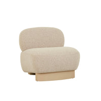 GlobeWest Willa Occasional Chair - Moonbeam - Camel