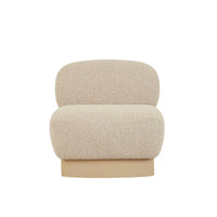 GlobeWest Willa Occasional Chair - Moonbeam - Camel