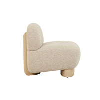 GlobeWest Willa Occasional Chair - Moonbeam - Camel