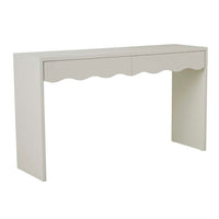 GlobeWest Artie Wave Console - Bone