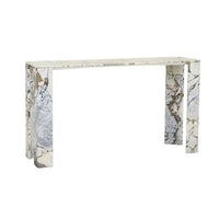 Globe West Console GlobeWest Atlas Slab Console Table - Natural Ocean Marble