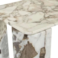 Globe West Console GlobeWest Atlas Slab Console Table - Natural Ocean Marble