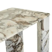 Globe West Console GlobeWest Atlas Slab Console Table - Natural Ocean Marble