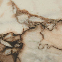 GlobeWest Atlas Slab Console Table - Natural Ocean Marble