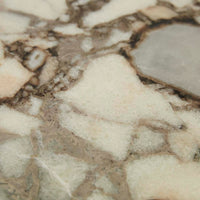 GlobeWest Atlas Slab Console Table - Natural Ocean Marble