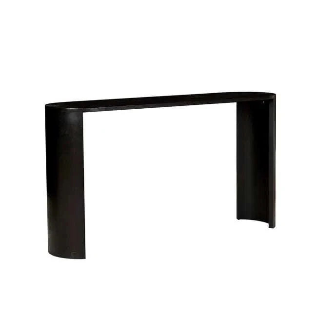 Globe West Console Globe West Classique Oval Console, Matt Dark Oak